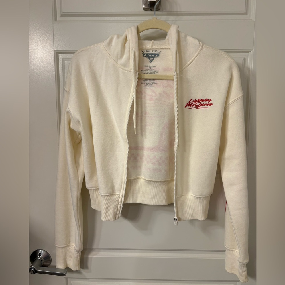 Disney/Pixar Cream zip up Hoodie